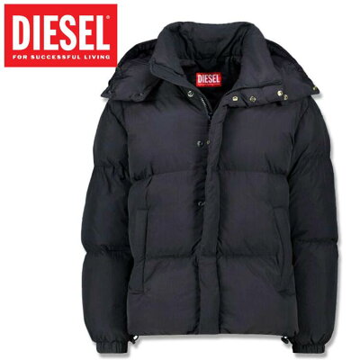 ディーゼル DIESEL ダウンジャケット ブルゾン アウター メンズ フーディー ブランド 黒 ブラック ユニセックス 男女兼用 W-ROLFYS A106010AEAI