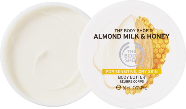 ザ・ボディショップ アーモンドミルク＆ハニー ボディバター 200ml THE BODY SHOP ALMOND MILK & HONEY SOOTHING & CARING BODY BUTTER