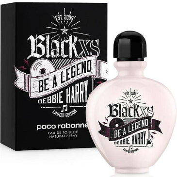 パコラバンヌ ブラック エクセス フォーハー レジェンド エディション EDT オードトワレ SP 80ml PACO RABANNE BLACK XS FOR HER BE A LEGEND DEBBIE HARRY LIMITED EDITION EAU DE TOILETTE