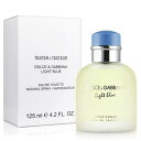 ドルチェ&ガッバーナ ライトブルー プールオム EDT オードトワレ SP 125ml（テスター・未使用）ドルガバ D&G DOLCE & GABBANA LIGHT BLUE POUR HOMME EAU DE TOILETTE SPRAY（TESTER）