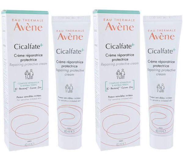 アベンヌ シカル フェート リペア クリーム 40ml ×2本 (Avene) Cicalfate Repair Cream ※使用期限：2025年4月