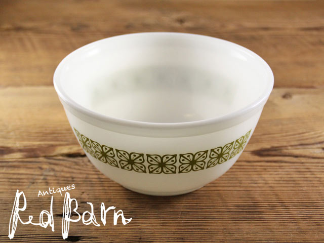 【商品合計税込3980円で送料無料】 オールドパイレックス ミキシングボウル M 【ベリーグッド】 スクエアーフラワー ベルテのサムネイル