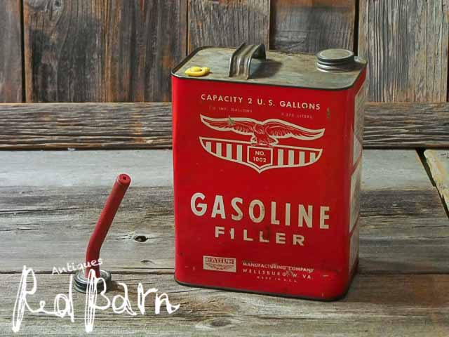 樂天商城 - 【商品合計税込3980円で送料無料】 ヴィンテージ オイル缶 GASOLINE USA【再入荷2回目】