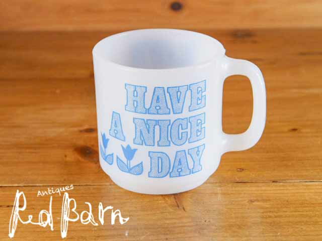 【商品合計税込3980円で送料無料】 グラスベイク モチーフ マグカップ 【ベリーグッド】HAVE A NICEDAY【再入荷1回目】