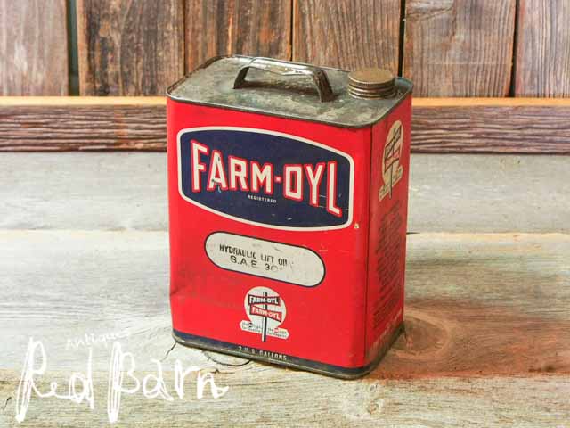 樂天商城 - 【商品合計税込3980円で送料無料】 ヴィンテージ UAS オイル缶 FARM-OYL【再入荷3回目】