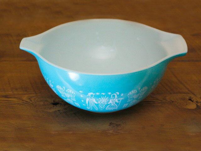 【商品合計税込3980円で送料無料】 オールドパイレックス シンデレラボウル LL 【ベリーグッド】 バタープリントのサムネイル