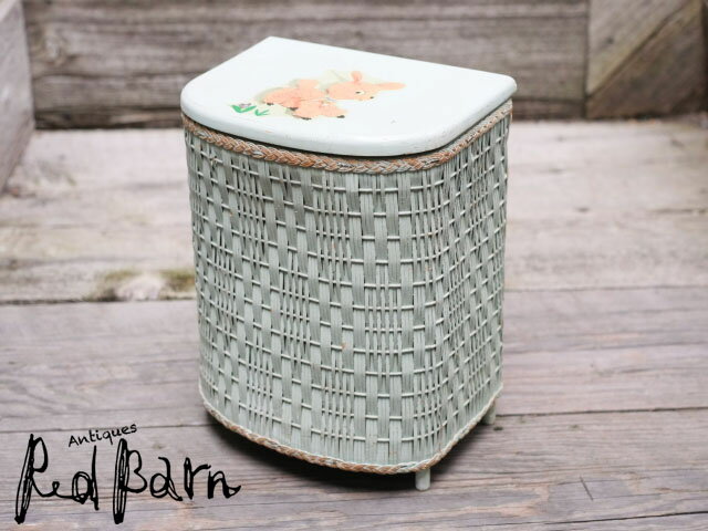 【商品合計税込3980円で送料無料】 アンティーク ランドリーバスケット