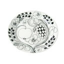 【レビューでクーポン&プレゼント】アラビアフィンランド オーバルプレート 25cm ブラック arabia Finland Paratiisi (食器 黒 オシ...