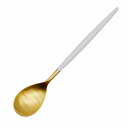 Cutipol MIO ホワイト×ゴールド テーブルスプーン 【メール便可 6本まで】【正規品】 ( クチポール ミオ ディナースプーン カトラリー 結婚祝い ...