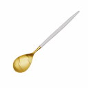 Cutipol MIO ホワイト×ゴールド デザートスプーン 【メール便可 6本まで】【正規品】 ( クチポール ミオ デザートスプーン カトラリー 結婚祝い ...