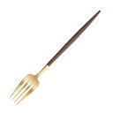 Cutipol GOA ブラウン×ゴールド ディナーフォーク 【メール便可 6本まで】 【正規品】( クチポール ゴア ギフト 結婚祝い テーブルフォーク カト...