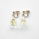 HARIO×イイダ傘店 イヤリング コモレビ (ハリオ アクセサリー ピアス おしゃれ ハリオランプファクトリー ガラス ハンドメイド hario lampwo...
