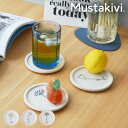 Mustakivi PIKKU 小皿 【メール便可】 ( ムスタキビ コースター プレート ミニ 小さい 豆皿 醤油皿 皿 茶菓子 菓子皿 器 食器 電子レンジ...