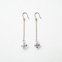 HARIO×イイダ傘店 ピアス アジサイ (ハリオ アクセサリー イヤリング おしゃれ ハリオランプファクトリー ガラス ハンドメイド hario lampwo...
