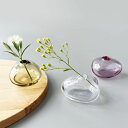 Sghr ミニベース 三角形 全6色( スガハラ MINI VASE フラワーベース 花瓶 花びん 花器 一輪挿し フラワースタンド フラワーポット 小さめ ミニ ガラス ガラス製 透明 玄関 キッチン 窓辺 トイレ ハンドメイド おしゃれ かわいい ギフト プレゼント ) 母の日