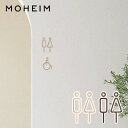 【メール便可】MOHEIM RESTROOM SIGN 2pieces ホワイトオーク / ウォルナット ( レストルームサイン SIGNS サイン モヘイム ...