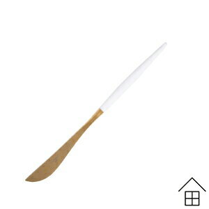 Cutipol クチポール GOA White Matte Gold ゴア ホワイト マットゴールド ディナーナイフ ナイフ カトラリー 食器 ステンレス プレゼント ギフト