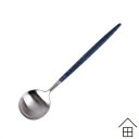 【メール便ご利用で送料無料】 Cutipol GOA デザートスプーン ブルー×シルバー / クチポールゴア【正規品】 【メール便可 6本まで】 ( カトラリー...