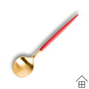 【メール便ご利用で送料無料】 Cutipol GOA デザートスプーン レッド×ゴールド / クチポールゴア【正規品】【メール便可 6本まで】 ( カトラリー ...