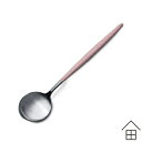 【メール便ご利用で送料無料】 Cutipol GOA デザートスプーン ピンク×シルバー / クチポールゴア【正規品】【メール便可 6本まで】 ( カトラリー ...