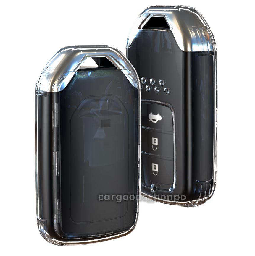 ホンダ キーケース キーカバー 透明 クリア HONDA S660 ヴェゼル フィット オデッセイ TPU