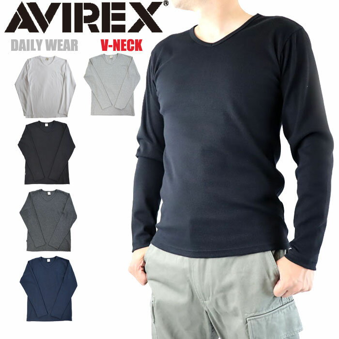 【ポイント10倍】 AVIREX 正規取扱店 avirex DAILY アビレックス アヴィレックス デイリー 6153480 ミリタリー Tシャツ 長袖 ロンT タ..