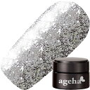 アゲハジェル ageha Gel 【スパークルシリーズ】コスメカラー2.7g 402 プラチナスパークル【ネコポス対応】【グリッター/ジェルネイル/カラージェル】