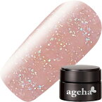 アゲハジェル ageha Gel 【肌美色シリーズ】コスメカラー2.7g 136 ピーチG・MIX【ネコポス対応】【グリッター シアー/ジェルネイル/カラージェル】