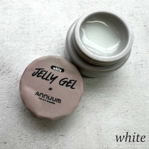 楽天コスメ＆ドラッグNYアニューム ANNUUM JELLY GEL3g ホワイト【お取り寄せ】【ネコポス】【ジェルその他/特殊】ネイル ネイル用品 ネイルサロン セルフネイル