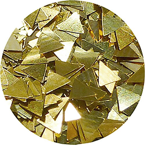 ビューティーネイラー BEAUTY NAILER Jewelry collection JC18 三角形2mm ライトゴールド【お取り寄せ】【ネコポス対応】【ラメ/グリッター/ホロ/ジェルネイルパーツ】