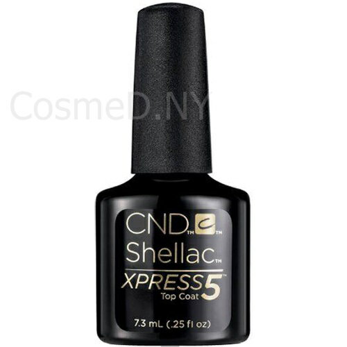 シーエヌディー・CREATIVE ・クリエイティブ CND シェラック エクスプレス5 トップコート 7.3ml【トップ/ジェルネイル/クリアジェル】 【c&dネイリスト情報 コスメ＆ドラッグNY】