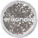 【9/25 当店ポイント10倍】アート ホロ エリコネイル・黒崎えり子 erikonail ERI-43 ホロシルバーS ラメ グリッター ジェルネイルパーツ【当店商品3980円(沖縄離島は税込9800円)以上で送料無料】楽天39ショップ