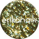 アート ホロ エリコネイル・黒崎えり子 erikonail ERI-92 ホロライトゴールド ラメ グリッター ジェルネイルパーツ【当店商品3980円(沖縄離島は税込9800円)以上で送料無料】楽天39ショップ