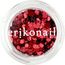 【9/25 当店ポイント10倍】アート ホロ エリコネイル・黒崎えり子 erikonail ERI-110 レッド 2mm ラメ グリッター ジェルネイルパーツ【当店商品3980円(沖縄離島は税込9800円)以上で送料無料】楽天39ショップ
