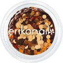 【9/25 当店ポイント10倍】アート ホロ エリコネイル・黒崎えり子 erikonail ERI-165 コッパー 2mm ラメ グリッター ジェルネイルパーツ【当店商品3980円(沖縄離島は税込9800円)以上で送料無料】楽天39ショップ