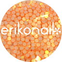 【7/15 当店ポイント10倍】アート ラメ・グリッター・ホロ エリコネイル・黒崎えり子 erikonail ERI-207 丸蛍光パステルオレンジ ラメ グリッター ホロ ジェルネイルパーツ【当店商品3980円(沖縄離島は税込9800円)以上で送料無料】楽天39ショップ