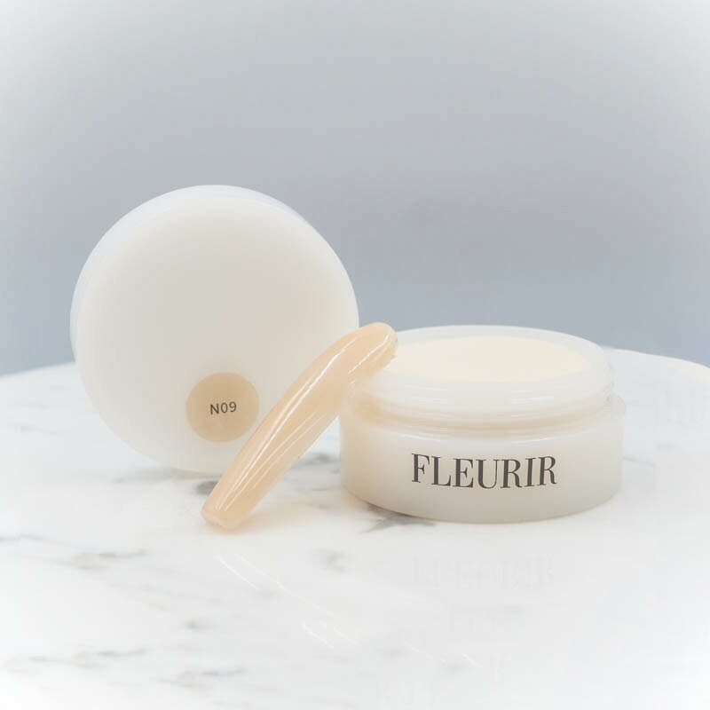 アクリル パウダー フルーリア Fleurir カラーパウダー N09 Milk Tea 9.5g お取り...