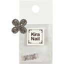 キラネイル Kira Nail ビズクローバー シルバー 2個入【ネコポス】【アート/ネイルパーツ】kira nail きらねいる デコパーツ