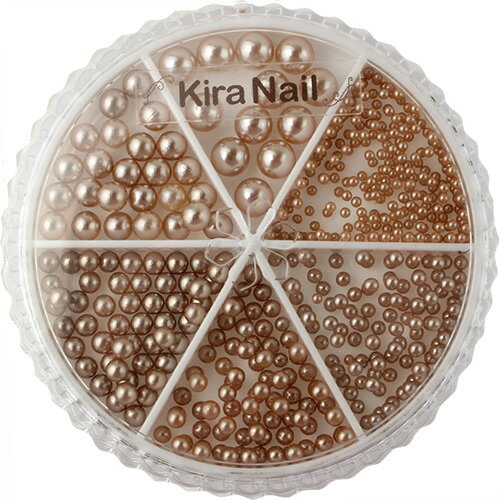 アート パール キラネイル Kira Nail パールセット ラウンド(6サイズ) ホワイトゴールド ゆうパケット【当店商品3980円(沖縄離島は税込9800円...