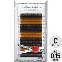 レディココ LADYCOCO 【ラッシュシャドウ】フォギーブラウン 2トーン Cカール 0.15(8-11mm)【お取り寄せ】【ネコポス】【コスメ・エステ関係/Cカール】