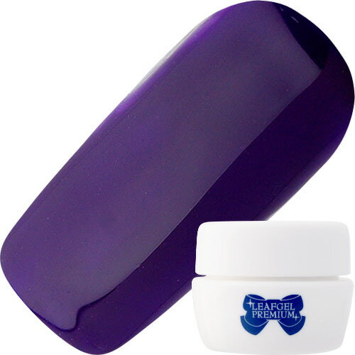 【12/30 当店ポイント10倍】ジェルネイル カラージェル リーフジェル LEAFGEL PREMIUM カラージェル4g 025トロピーク・ヴィオレ ゆうパケット マット【当店商品3980円（沖縄離島は税込9800円）以上で送料無料】楽天39ショップ