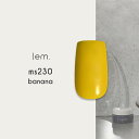 レム lem. canvas paint カラージェル3g ms230 バナナ ゆうパケット カラージェル ジェルネイル LEM れむ canvaspaint ...