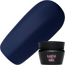 ルクジェル LUCU GEL カラージェル3.5g BLM08インディゴブルー【お取り寄せ】【マット/ジェルネイル/カラージェル】