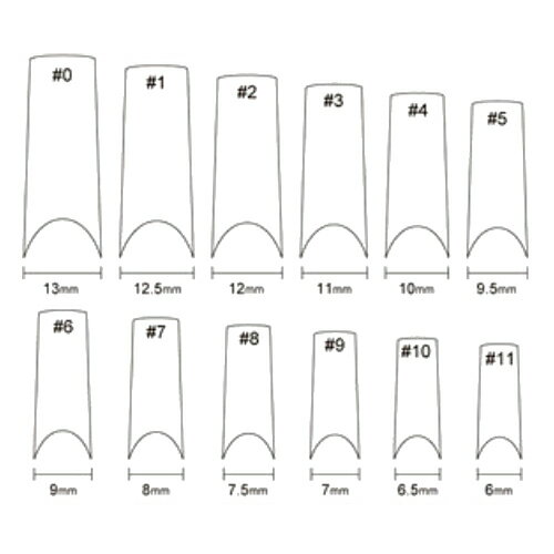 チップ ハーフウェル ミトス MITHOS スマートチップ ナチュラル#6 ゆうパケット ネイルチップ【当店商品3980円(沖縄離島は税込9800円)以上で送料無料】楽天39ショップ