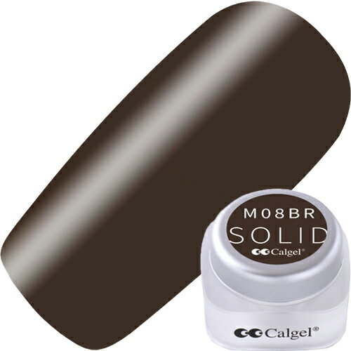 ジェルネイル カラージェル カルジェル Calgel Grace Style Effect Collection カラーカルジェルプラス2.5g CGM08BR ビターブラウン ゆうパケット マット【当店商品3980円（沖縄離島は税込9800円）以上で送料無料】楽天39ショップ