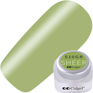 ジェルネイル カラージェル カルジェル Calgel Radiance Collection カラーカルジェルプラス2.5g CGS10GR サニーグリーン ゆうパケット【当店商品3980円(沖縄離島は税込9800円)以上で送料無料】楽天39ショップ