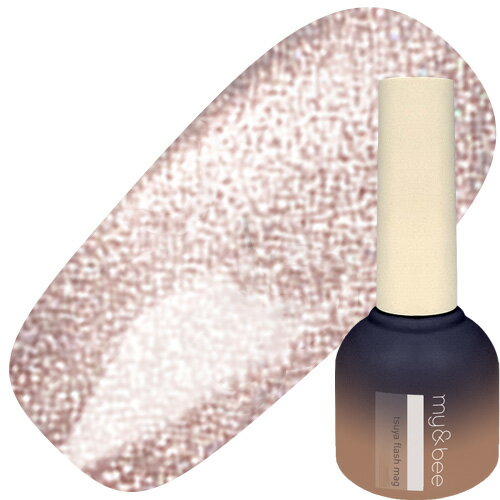 ジェルネイル カラージェル マイビー my&bee つやフラッシュマグ8ml 004 my & bee mybee 株式会社マイ..
