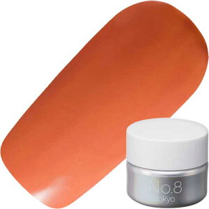 ジェルネイル カラージェル ナンバーエイトトーキョー No.8 tokyo カラージェル4g M110 マットベージュオレンジ マット【当店商品3980円(沖縄離島は税込9800円)以上で送料無料】楽天39ショップ