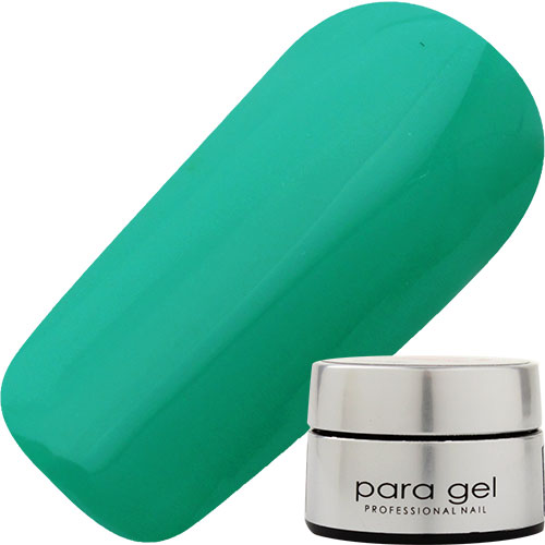 【12/30 当店ポイント10倍】ジェルネイル カラージェル パラジェル paragel カラージェル4g P021 シエルグリーン ゆうパケット パール
