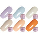 プリジェル PREGEL リッチジェラートシリーズ プリジェルミューズ3g×6色セット カラージェル ジェルネイル pregel ぷりじぇる richgelat...